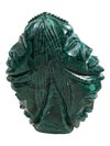 Vintage Heavy 4-faces made from a single piece of malachite