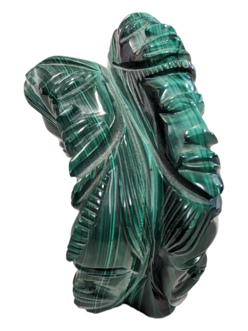 Vintage Heavy 7-Faces from a single piece of malachite