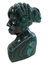 Vintage Heavy head made from a single piece of malachite