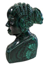 Vintage Heavy head made from a single piece of malachite
