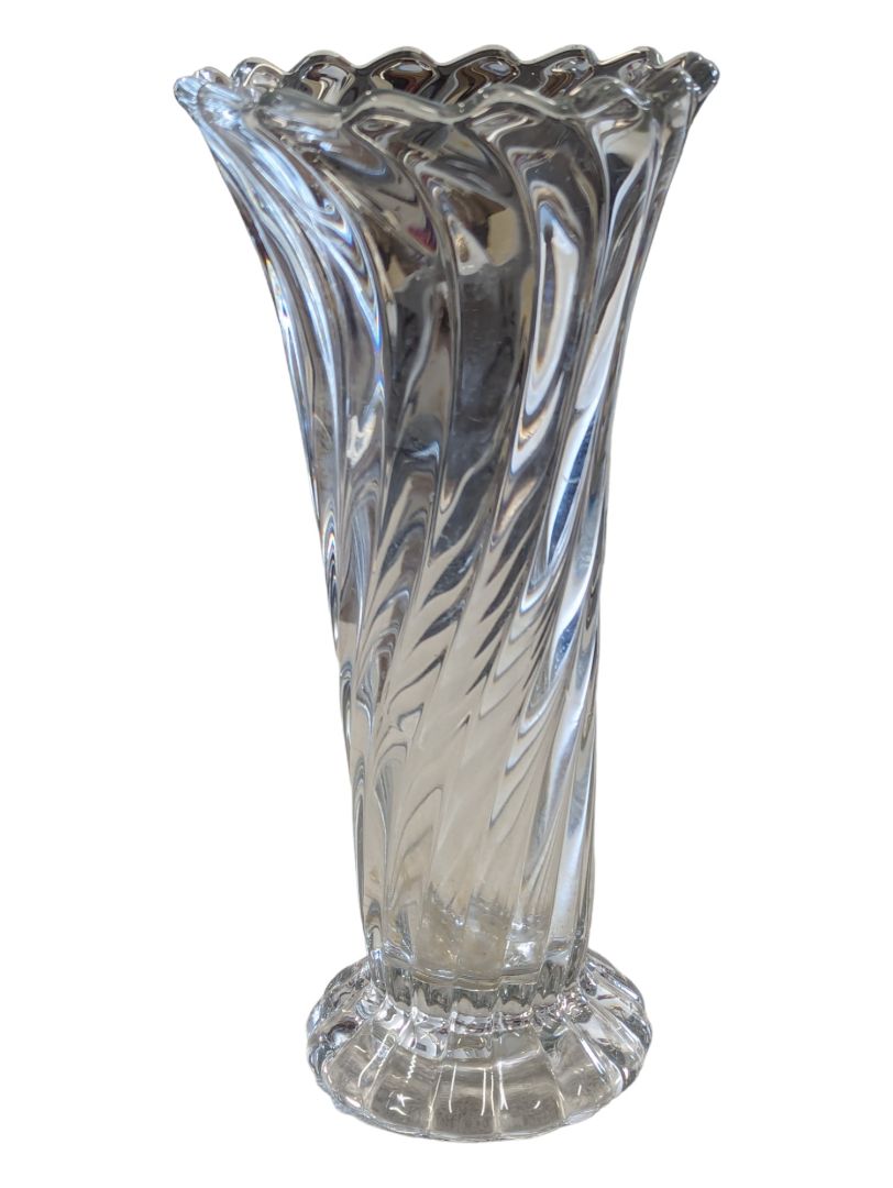 Vintage Fostoria Crystal Mid 20th Century Vase