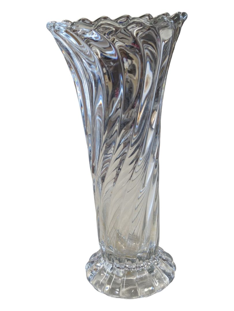 Vintage Fostoria Crystal Mid 20th Century Vase