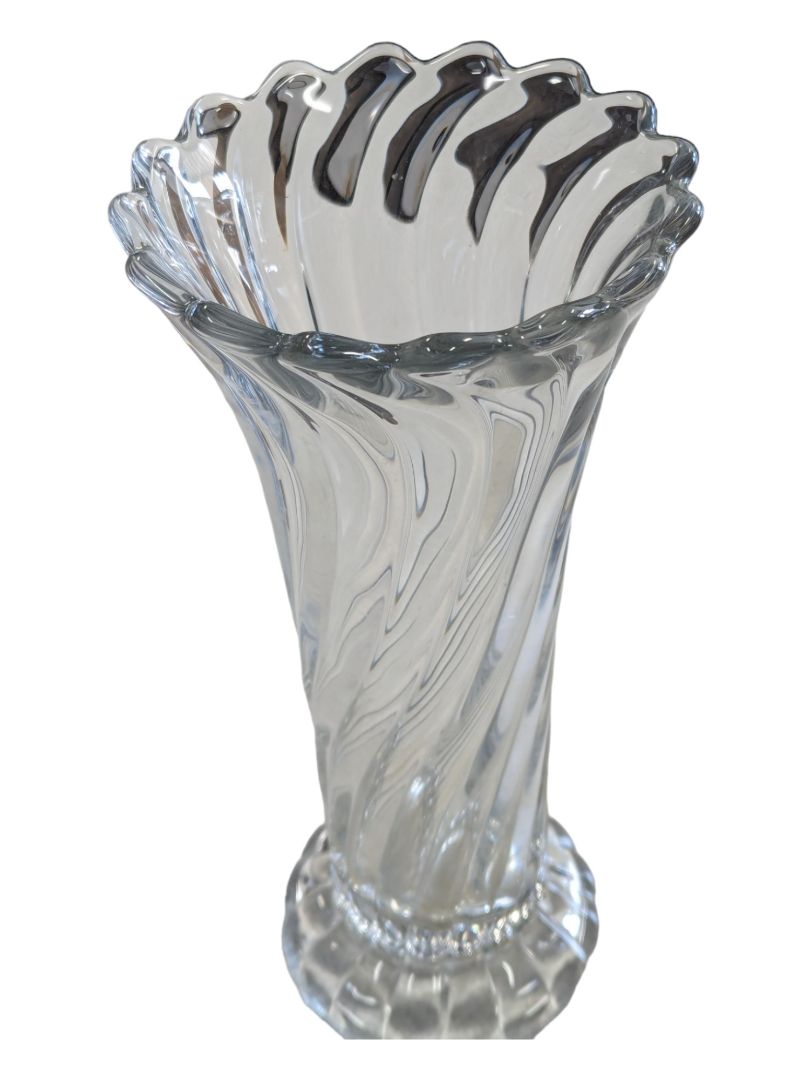 Vintage Fostoria Crystal Mid 20th Century Vase