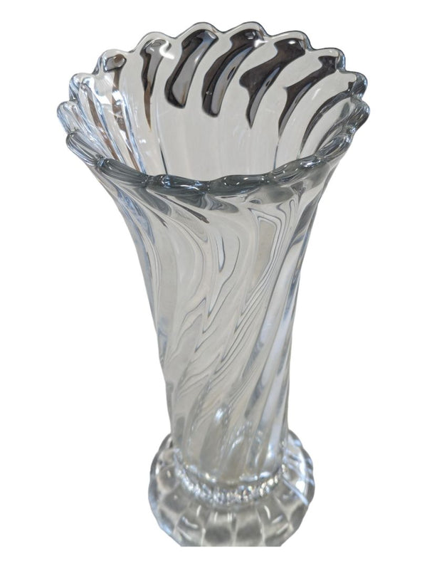 Vintage Fostoria Crystal Mid 20th Century Vase