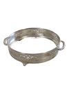 Silver Plated Casserole Holder - Round - With Handle