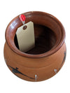 Vintage African Red Clay Pottery Jar Vase