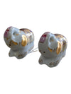 Thai Benjarong Grand millennium Porcelain Elephant Salt & Pepper Shakers