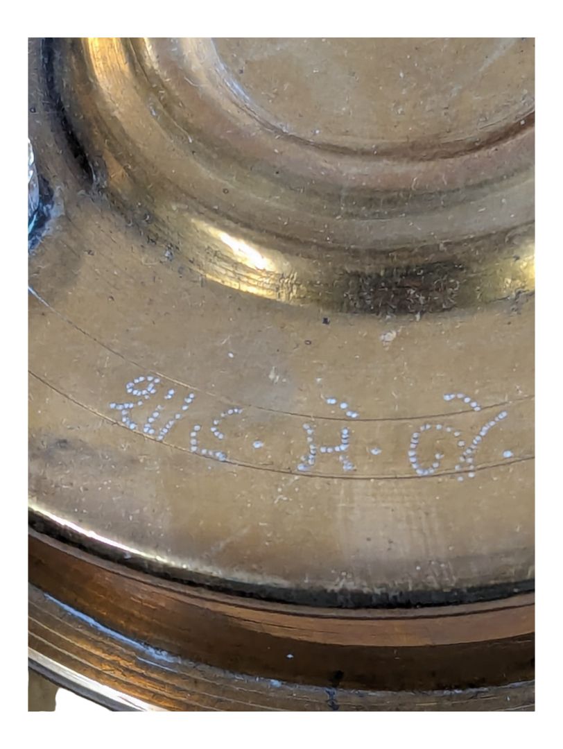 Antique Indian Hindu Brass Holy Water Pot