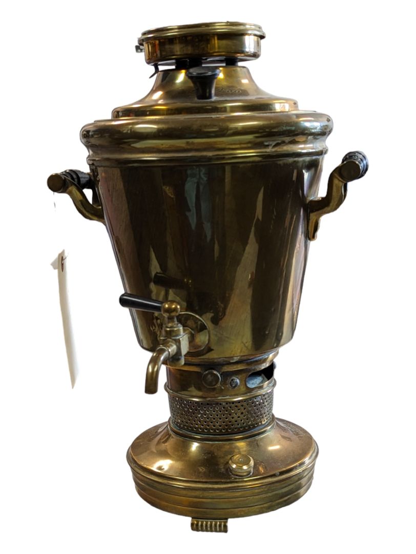 Middle Eastern Samavour ANTIQUE MIDDLE EASTERN HAND MADE BRASS SAMOVAR