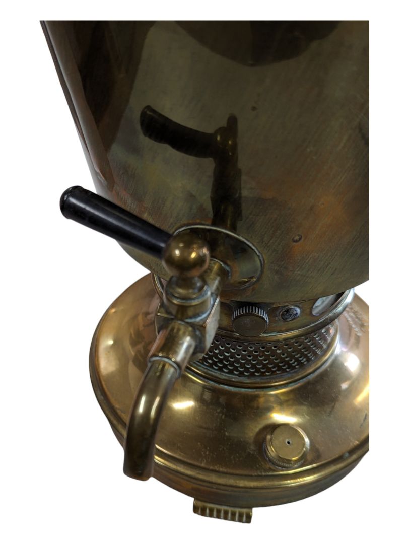 Middle Eastern Samavour ANTIQUE MIDDLE EASTERN HAND MADE BRASS SAMOVAR