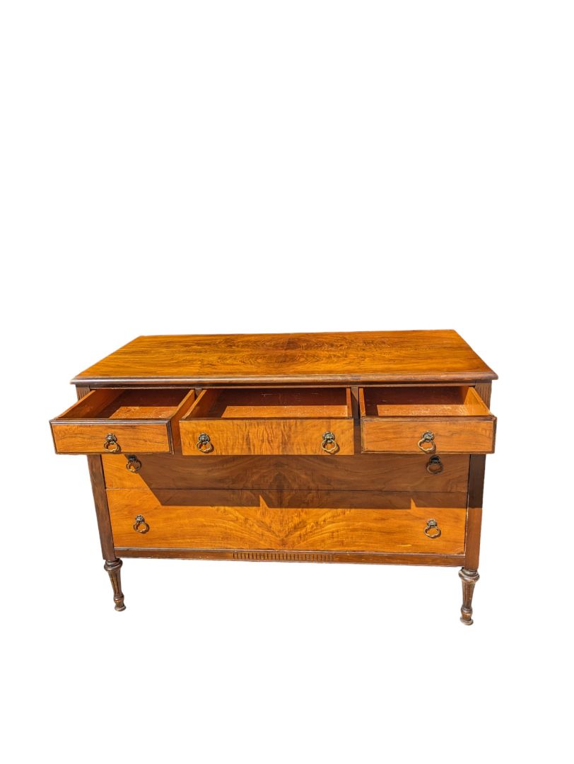 1930s French Wooden Bureau