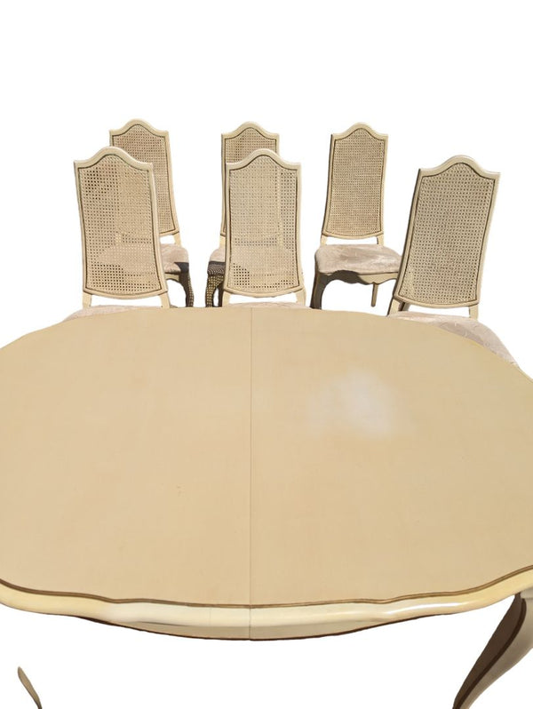 6 Seater Dining Set w 2 Leaves