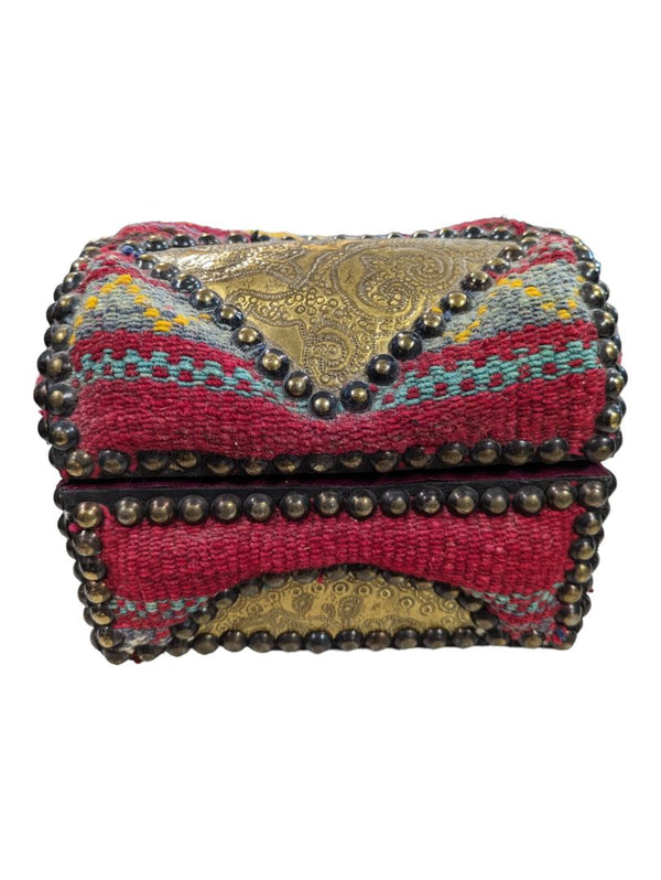 Kilim Rug Chest Turkish Jewelry Box