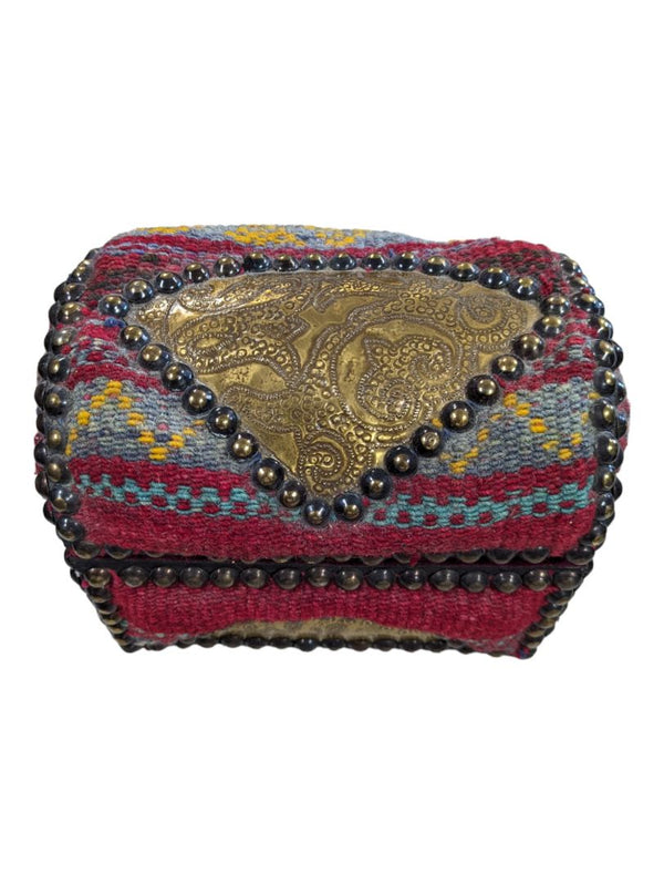 Kilim Rug Chest Turkish Jewelry Box