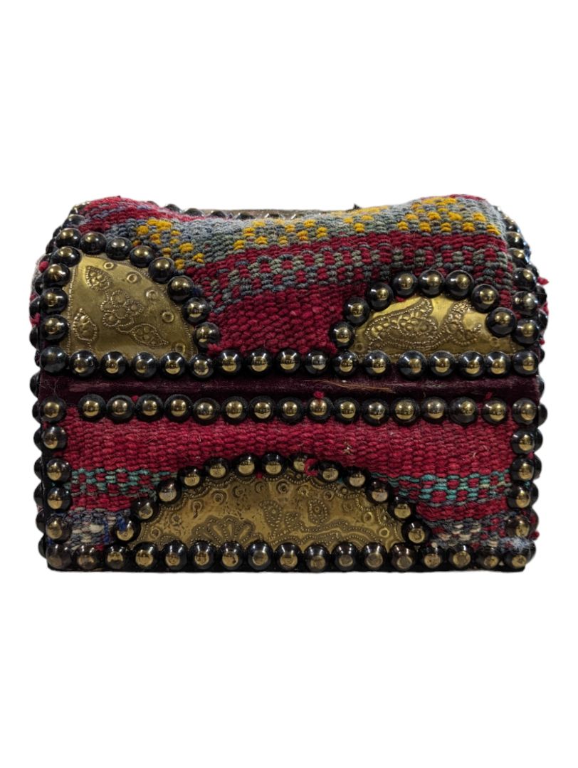 Kilim Rug Chest Turkish Jewelry Box