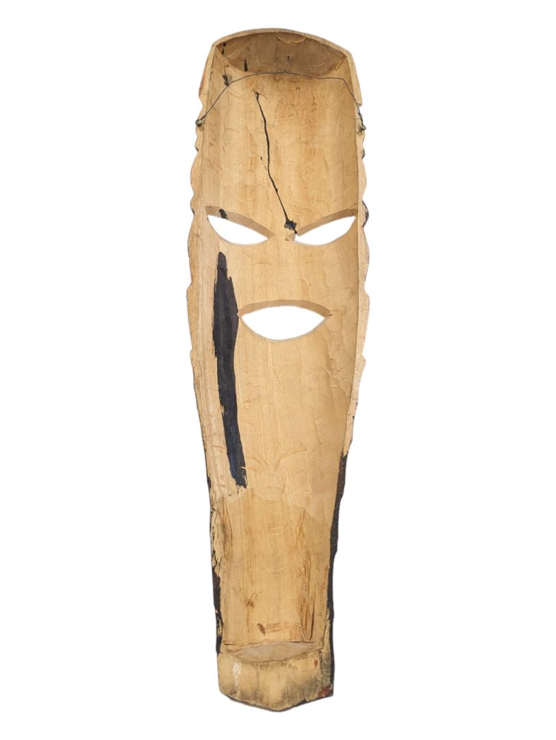 Hand Carved Wooden Tribal African Art Face Wall Mask Décor