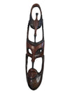 Hand Carved Wooden Tribal African Art Face Wall Mask Décor Plaque