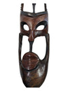 Hand Carved Wooden Tribal African Art Face Wall Mask Décor Plaque
