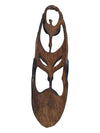 Hand Carved Wooden Tribal African Art Face Wall Mask Décor Plaque