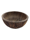 Vintage African Folk Art Hand Carved Wooden Bowls