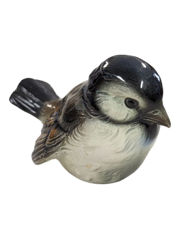 Vintage Goebel Porcelain House Sparrow Bird Figurine, West Germany, Home Decor Gift