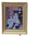 Vintage 3D Shadow Box Victorian Parlor Dollhouse