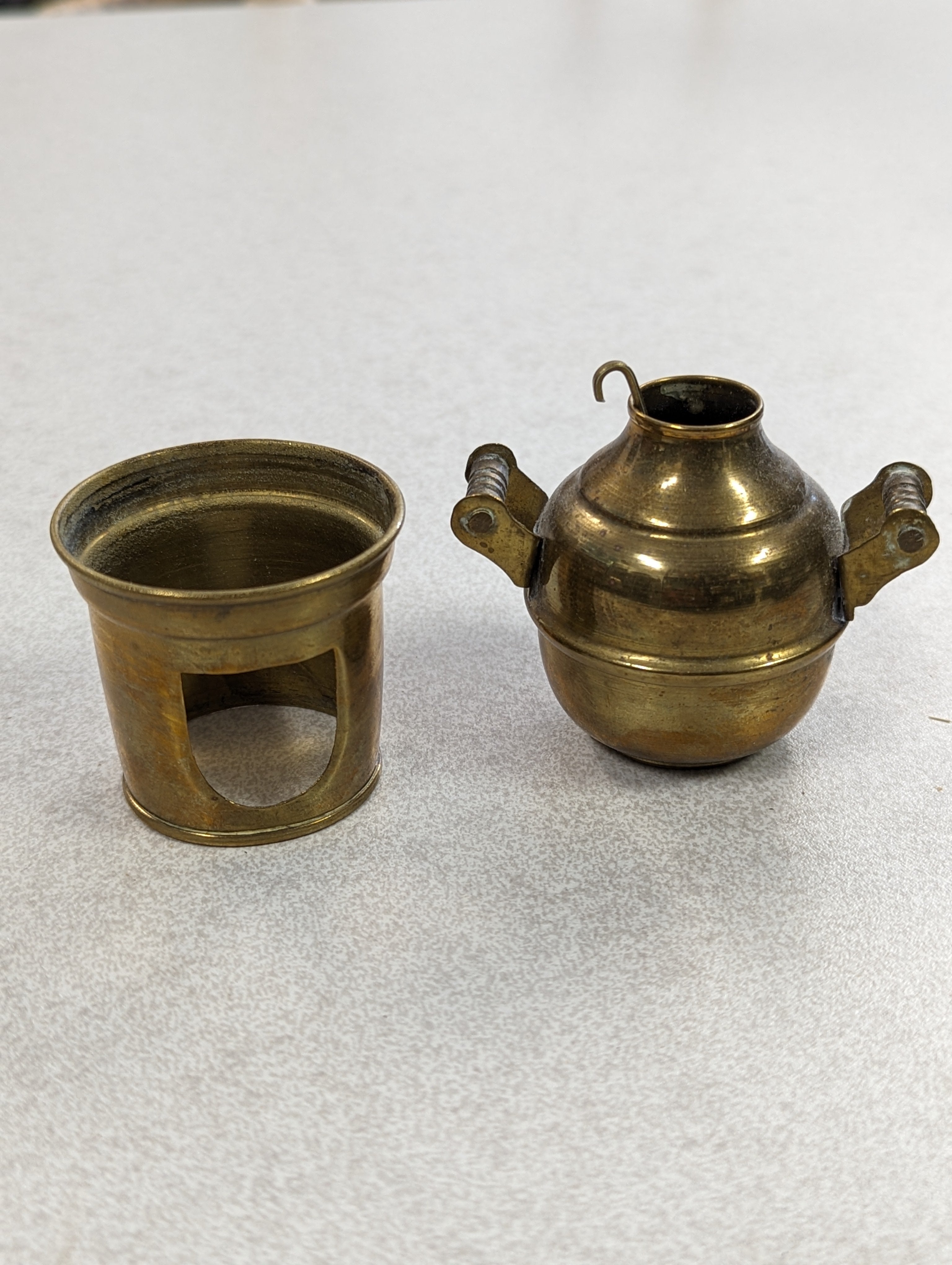 100 Year old Small Antique Copper Bean Pot