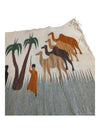 Vintage Egyptian Pictorial Handwoven Wool Kilim Rug/Wall Hanging