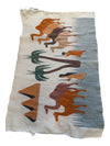 Vintage Egyptian Pictorial Handwoven Wool Kilim Rug/Wall Hanging