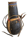 Antique African Wood Milk Jug/W Lid