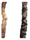 Tuareg African tribal art. Spear in wood, leather and metal. African spear