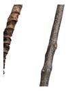 Tuareg African tribal art. Spear in wood, leather and metal. African spear