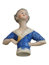 Vintage German Victorian Porcelain half-Doll