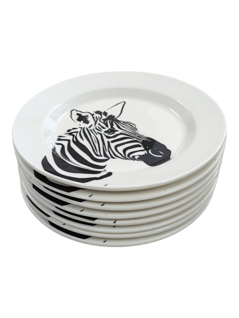 Zebra Porcelain Plate-Gift