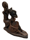 ANTIQUE AFRICAN TERRACOTTA POTTERY STATUE SCULPTURE