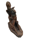 ANTIQUE AFRICAN TERRACOTTA POTTERY STATUE SCULPTURE