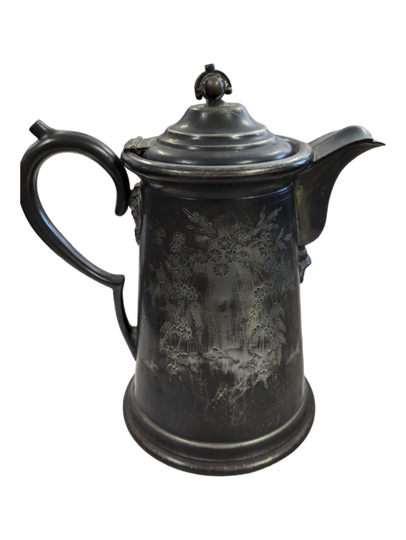 Vintage Large Lidded Water Pitcher/Coffee Pot
