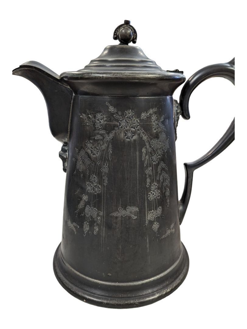 Vintage Large Lidded Water Pitcher/Coffee Pot