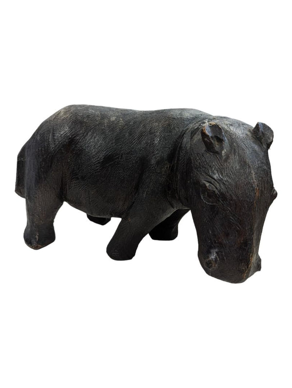 Mid Century Rare Hippopotamus-9"