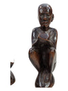 Set (6) Different Hand Carved Wooden African Sculpture-Figurines