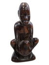 Set (6) Different Hand Carved Wooden African Sculpture-Figurines