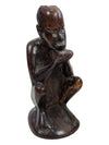 Set (6) Different Hand Carved Wooden African Sculpture-Figurines
