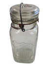 Antique 1930s PERFECT SEAL Swinging Arm Glass Mason Jar