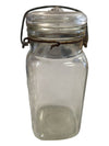 Antique 1930s PERFECT SEAL Swinging Arm Glass Mason Jar