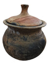 Antique Terracotta Clay Pot with Lid