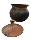 Antique Terracotta Clay Pot with Lid