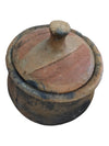 Antique Terracotta Clay Pot with Lid