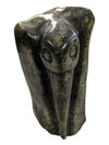 Vintage Stone Carving Bird Sculpture