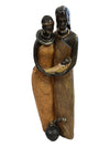 African Tribal Couple Holding Child-13"