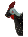15" Chicken Folk Art Pottery South African Guinea Fowl